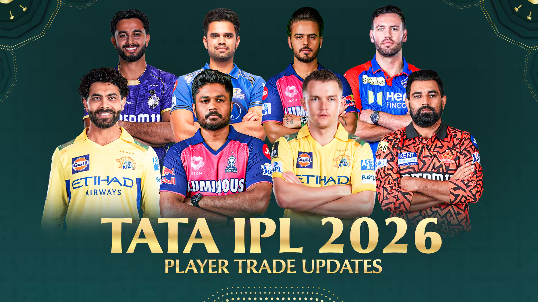 IPL 2026 all teams and captains - kik365